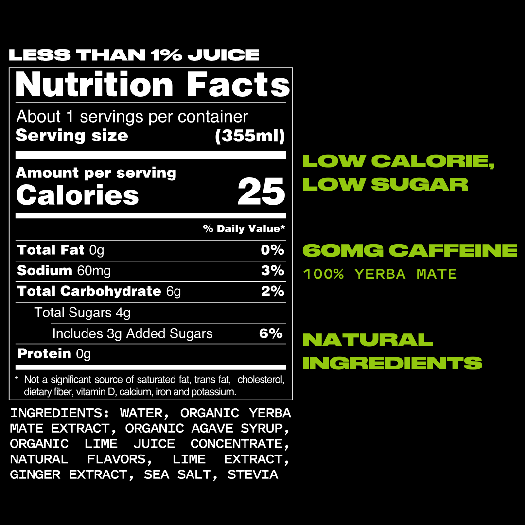 SUB-LIME GINGER 12oz (12 PACK)